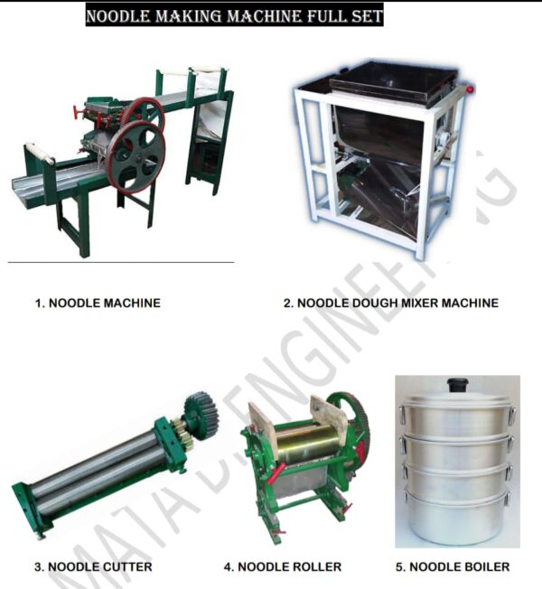 SEMI AUTOMATIC NOODLE MACHINE FULL SET